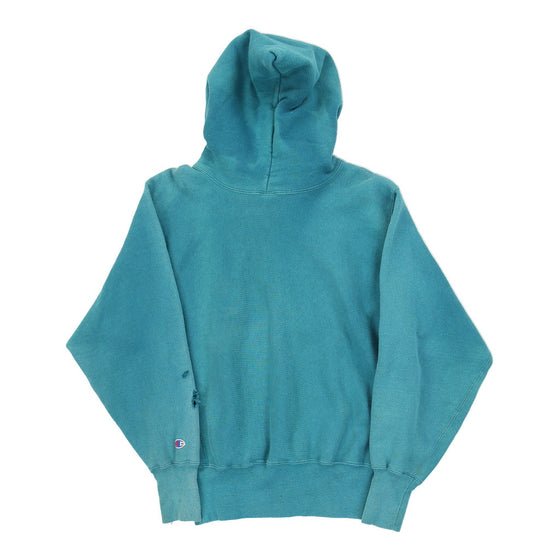Haney Champion Hoodie - Medium Blue Cotton Blend hoodie Champion   