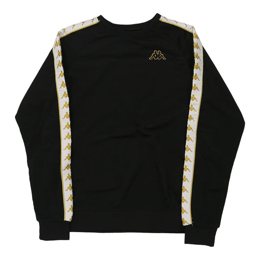 Vintage black Kappa Sweatshirt - mens small