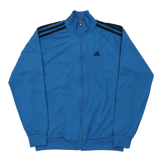 Vintage Age 13-14 Adidas Track Jacket - Large Blue Cotton