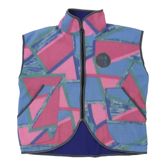 Vintage Davis Port Fleece Gilet - 3XL Pink Polyester