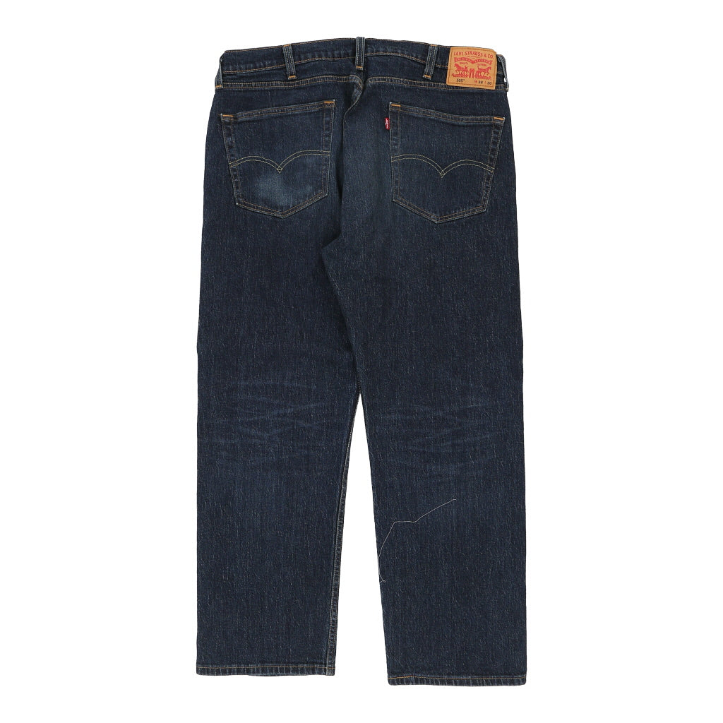 505 Levis Jeans - 40W 30L Blue Cotton – Thrifted.com