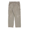 Vintage beige Rustler Carpenter Jeans - mens 35" waist