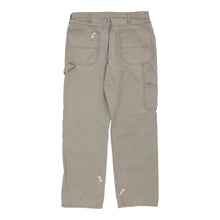  Vintage beige Rustler Carpenter Jeans - mens 35" waist