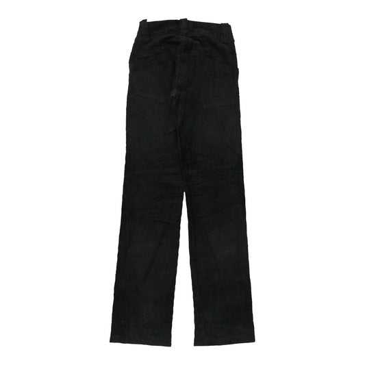 Vintage Blasting Cord Trousers - 29W UK 8 Black Cotton