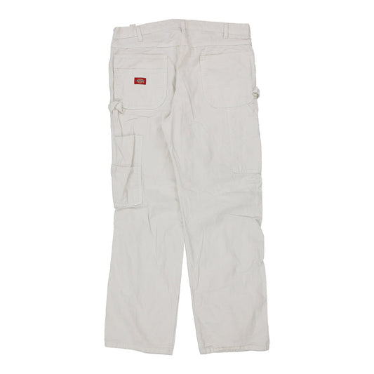 Vintage white Dickies Carpenter Trousers - mens 38" waist