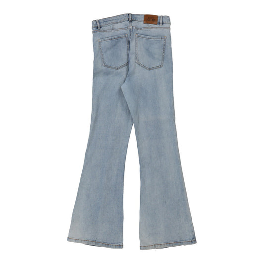 Vintage Don'T Call Me Jennifer Flared Jeans - 30W UK 12 Blue Cotton