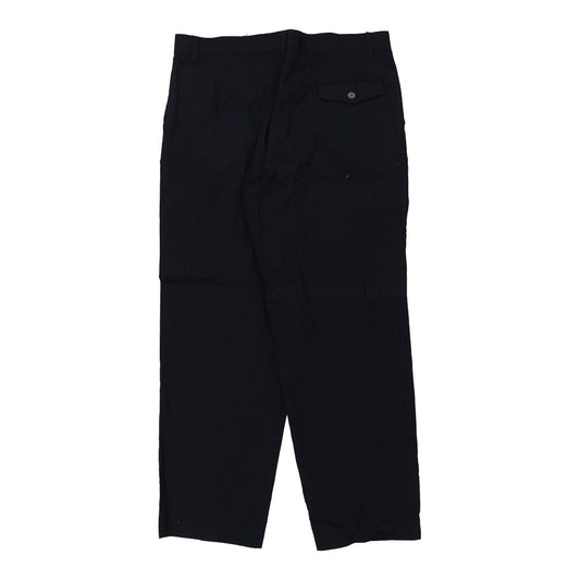 Vintage Mash Trousers - 38W 32L Navy Cotton