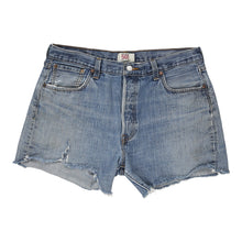  501 Levis Denim Shorts - 36W UK 18 Blue Cotton denim shorts Levis   