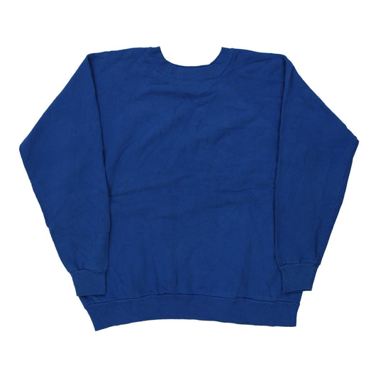 Vintage blue Made in USA Blank Pannill Sweatshirt - mens x-large