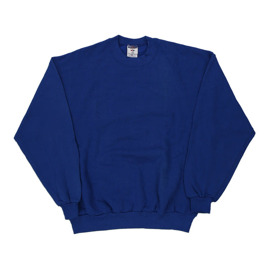 Vintage blue Made in USA Blank Jerzees Sweatshirt - mens x-large