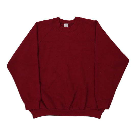 Vintage red Made in USA Blank Fruit Of The Loom Sweatshirt - mens xx-large