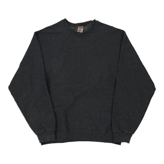 Vintage grey Blank Jerzees Sweatshirt - mens medium
