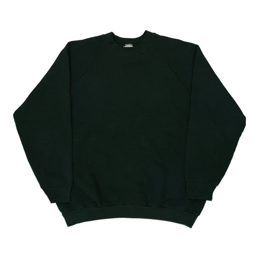 Vintage green Blank Unbranded Sweatshirt - mens medium