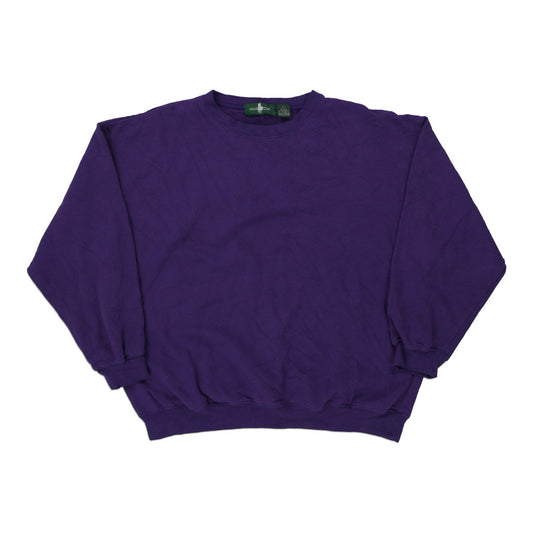 Vintage purple Blank Hunt Club Sweatshirt - mens large