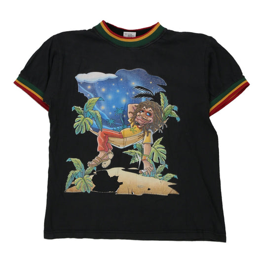 Vintage black Age 13 Unbranded T-Shirt - boys small