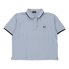  Vintage blue Age 8-10 Fred Perry Polo Shirt - boys large