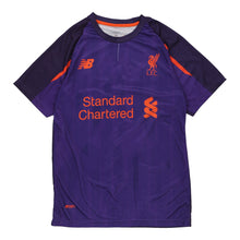  Pre-Loved blue Age 14 Liverpool FC New Balance Football Shirt - boys large