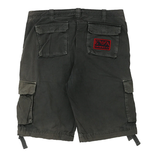 Vintage grey Emporio Armani Cargo Shorts - womens 36" waist