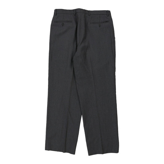 Vintage grey Unbranded Trousers - womens 34" waist