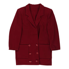  Vintage red Unbranded Overcoat - womens x-large