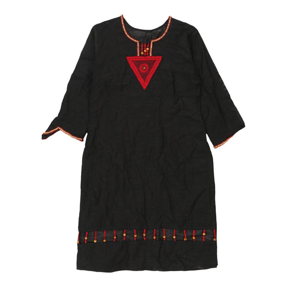 Vintage black Unbranded Dress - womens medium
