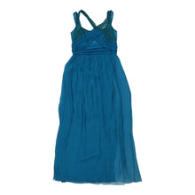  Vintage blue D Exterior Maxi Dress - womens large