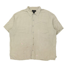  Vintage cream Croft & Barrow Short Sleeve Shirt - mens x-large