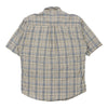 Vintage grey Woolrich Short Sleeve Shirt - mens x-large