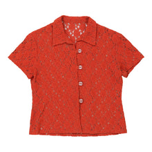  Vintage orange Unbranded Short Sleeve Shirt - womens medium