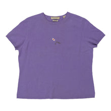  Vintage purple Valerie Stevens T-Shirt - womens medium