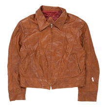  Vintage brown Regency Leather Jacket - womens medium