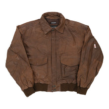  Vintage brown Wilsons Leather Jacket - womens x-large