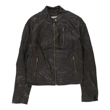  Vintage brown Levis Leather Jacket - womens medium