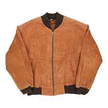  Vintage brown Unbranded Leather Jacket - womens x-large