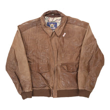  Vintage brown Ada Leather Jacket - mens medium