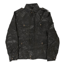  Vintage black Levis Leather Jacket - mens large