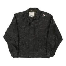  Vintage black London Fog Leather Jacket - mens small