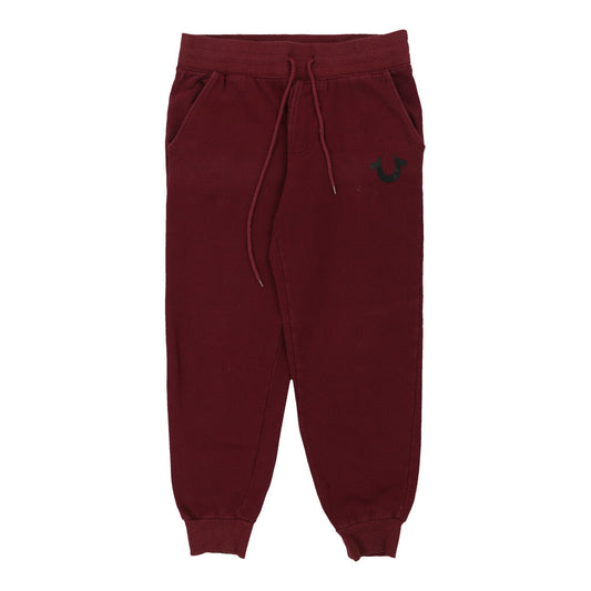 Vintage burgundy True Religion Joggers - mens medium
