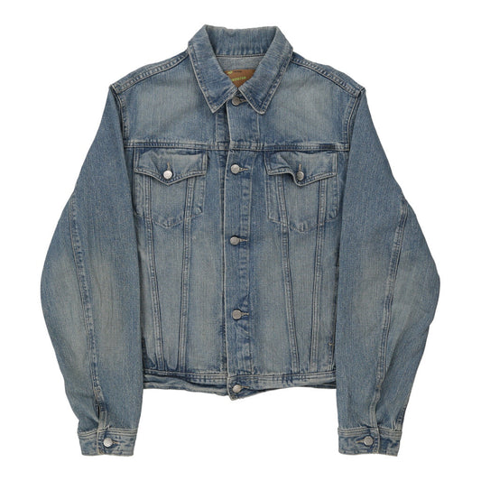 Vintage Wild Vintage Denim Jacket - Small Blue Cotton