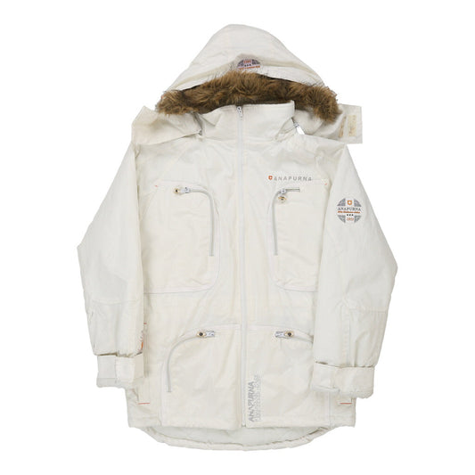 Vintage Anapurna Jacket - Small White Polyester