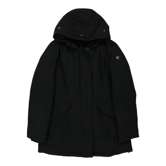 Vintage Champion Coat - Small Black Polyester