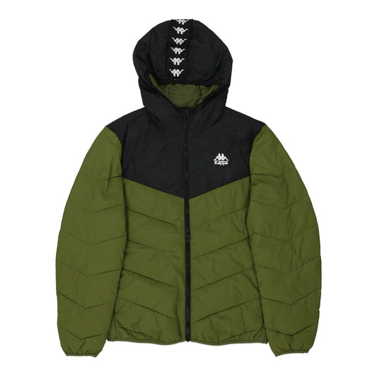 Vintage khaki Kappa Puffer - mens medium