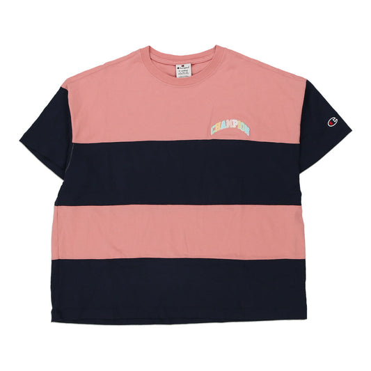 Vintage pink Champion T-Shirt - mens x-large