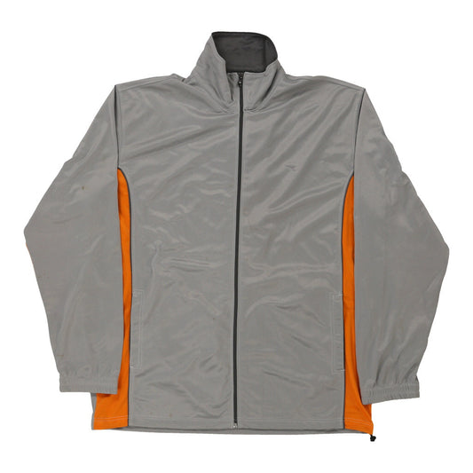 Vintage grey Diadora Track Jacket - mens xx-large