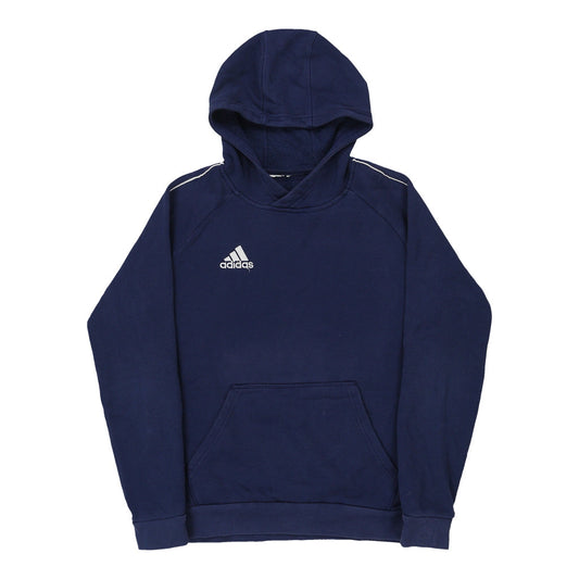Vintage navy Adidas Hoodie - womens small