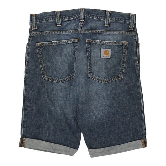 Vintage blue Carhartt Denim Shorts - mens 32" waist