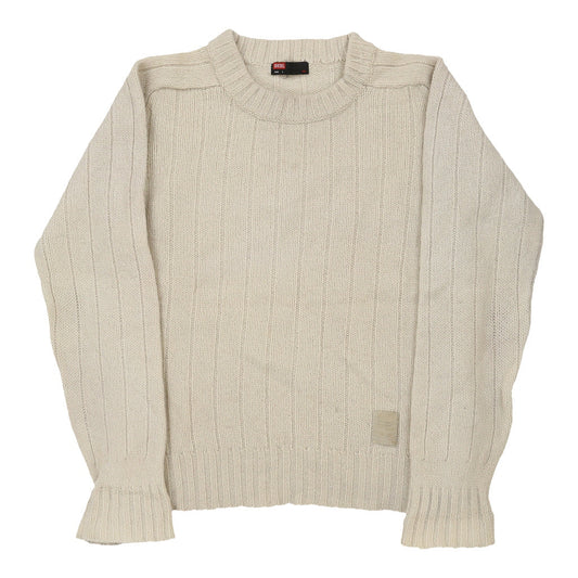 Vintage beige Diesel Jumper - mens large