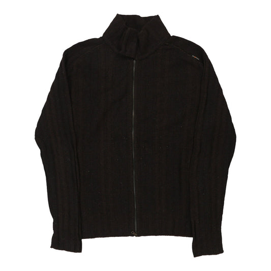 Vintage brown Energie Zip Up - mens x-large
