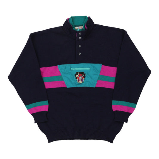 Vintage navy Silvy Jumper - mens xx-large