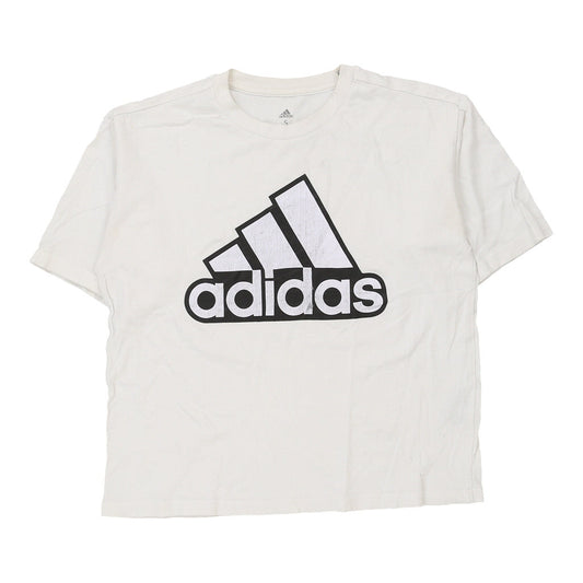 Vintage white Adidas T-Shirt - mens small